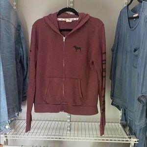 Zip up Victoria’s secret Pink hoodie